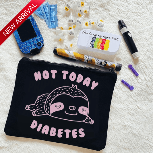 Not Today Diabetes (Sloth) - Kit Bag